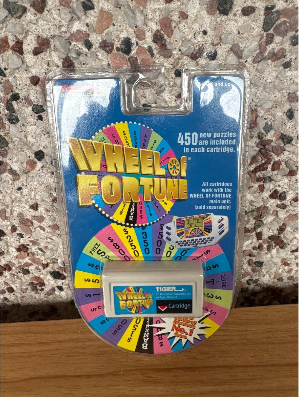 Vintage 1996 Tiger Electronics Wheel of Fortune Cartridge 8 Model 7-531-8 Sealed